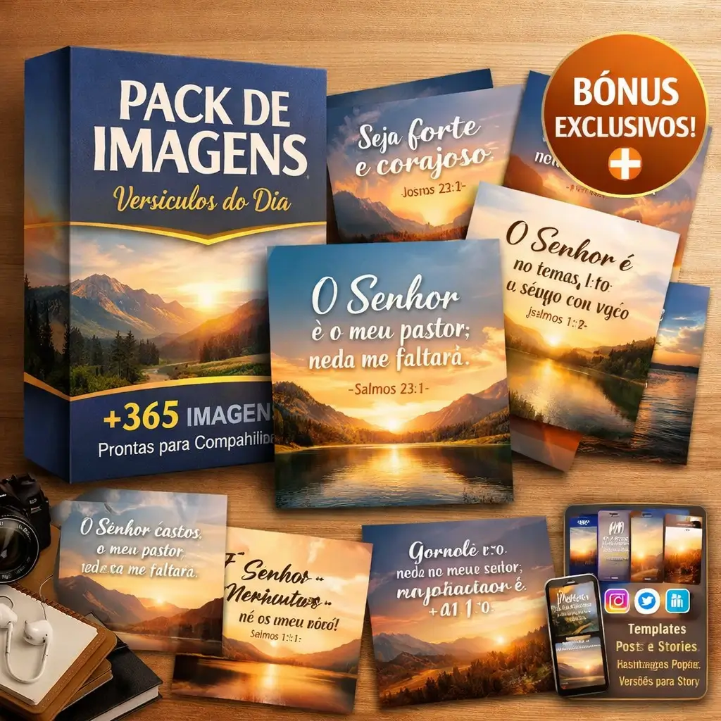 pack imagens com versículos do dia