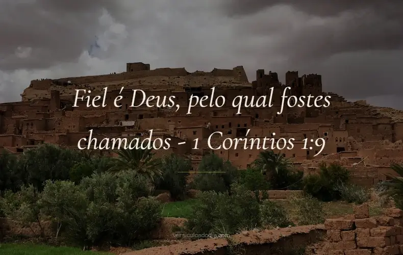 versiculo do dia 1 corintios 1-9