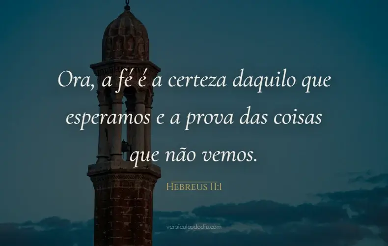 versiculo do dia Hebreus 11-1