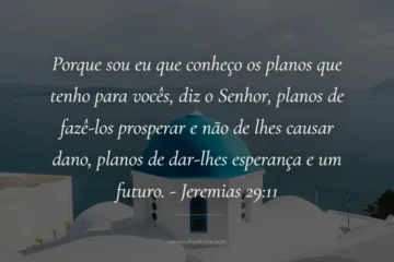 versiculo do dia Jeremias 29-11