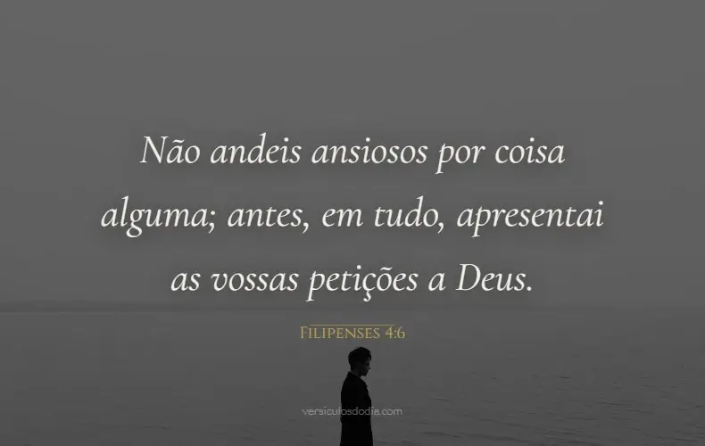 versiculo do dia filipenses 4-6