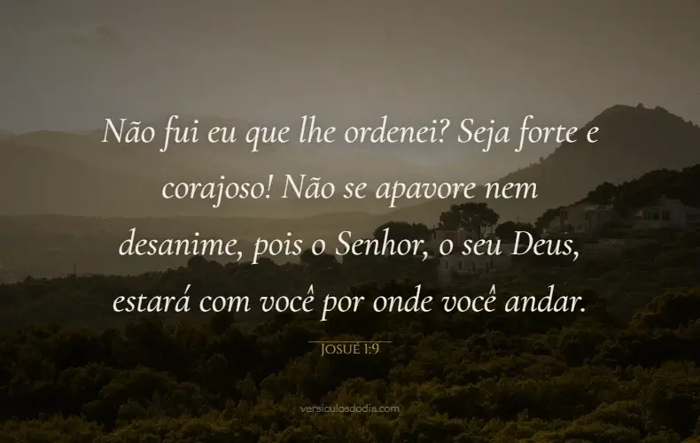 versiculo do dia josué 1-9